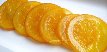 Naranjas confitadas